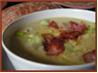 Baked Potato, Leek and Cheese Soup. Recipe by Rosie Rob