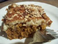 Pumpkin Latte Cake Bars