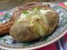 Baked Potatoes in Their Jackets With Sour Cream Topping. Recipe by ElishevaH