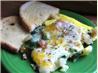 Potato, Bacon and Spinach Frittata. Recipe by Stardustannie