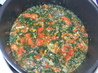 Tomato Spinach Slow Cooker Soup - 0 Points