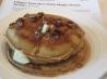 Ginger Pancakes With Maple-Pecan Syrup. Recipe by Kittencalskitchen