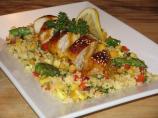 Lemon Chicken With Honey and Saffron, Elegant and Good!