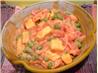 Tomato With Fresh Peas and Cheese Salad. Recipe by Montana Heart Song