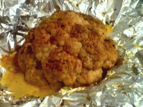 Grilled Whole Cauliflower. Photo by Summerwine