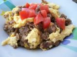 Sausage Scrambles and Cheese