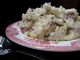 Roasted Garlic Smashed Red Potatoes