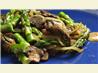 Buttery Pan Roasted Mushrooms and Asparagus