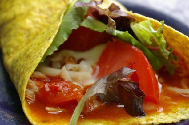 Easy and Fast Soft Chicken Tacos. Photo by Redsie