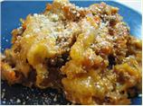 Low Carb Beef and Cheesy Spaghetti Squash Bake!