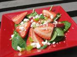 Spinach Salad With Strawberries and Feta Cheese