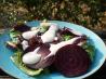 Roasted Beet Salad With Horseradish Cream Dressing