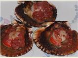 BBQ Scallops in Shell With Tomato