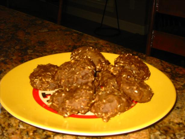 Vegan Brownie-Ish Carob Oat Cookies. Photo by XxXxkittykat