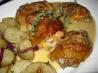 Roasted Chicken With Thyme and Honey Cream