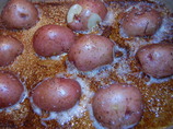 Parmesan Garlic Potatoes. Photo by Juenessa