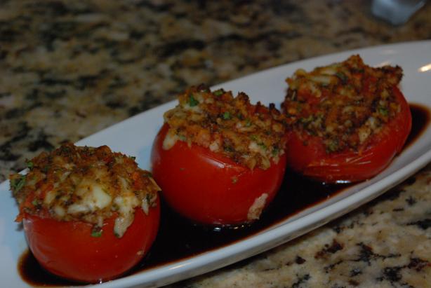 Herb Stuffed Tomatoes. Photo by carmenskitchen