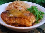 Brie Topped Dijon Chicken Breasts