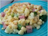 Cheesy Ham and Veggie Casserole
