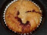 Stuffed  Strawberry Muffins