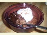 Chocolate Pudding Cake for 2