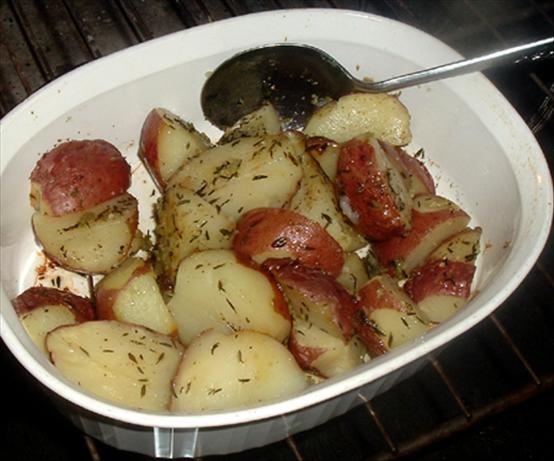 Rosemary Potatoes - Microwave. Photo by Bergy