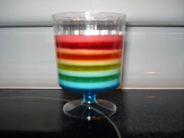 Rainbow Ribbon Mold. Photo by Chef Mom :)