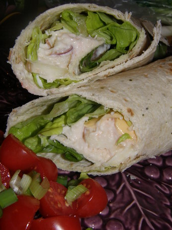 Weight Watchers 4 Pt Chicken Salad Wrap. Photo by mydesigirl