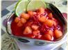 Melon and Raspberry Compote