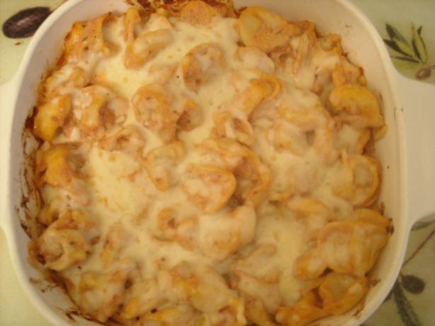 Cheesy Baked Tortellini - Giada. Photo by mums the word