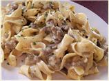 Cheesy Beef and Egg Noodles
