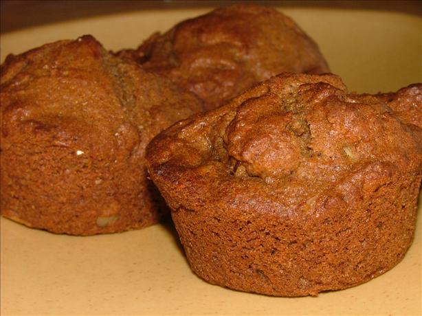 North Carolina Applesauce Muffins. Photo by A Messy Cook