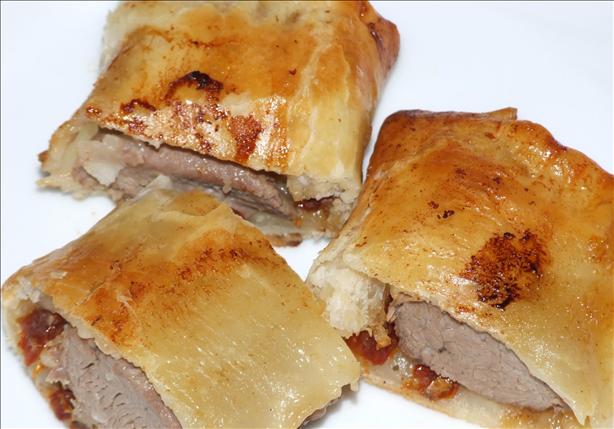 Huey's Lamb Sausage Rolls. Photo by Peter J