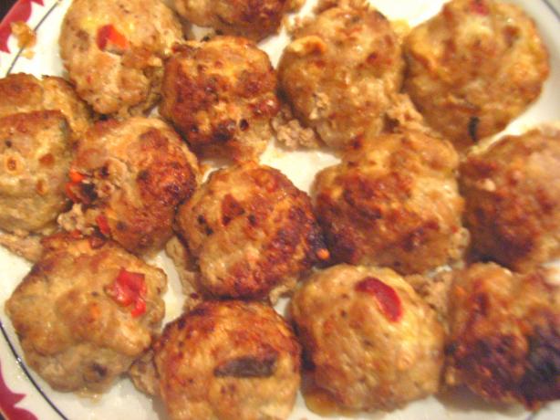 Pork and Cheese Burgers. Photo by katew