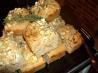 Focaccia With Onions, Rosemary and Feta Cheese