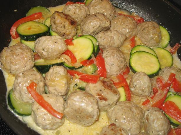 Pork Meatballs Ala Italian. Photo by Lori Mama