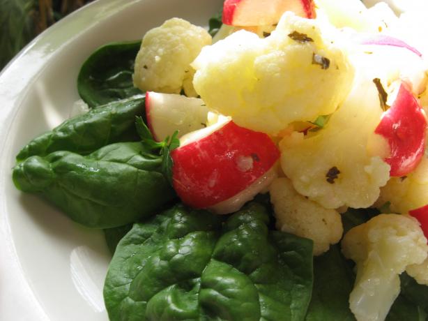 Chilled Cauliflower a La Grecque. Photo by averybird