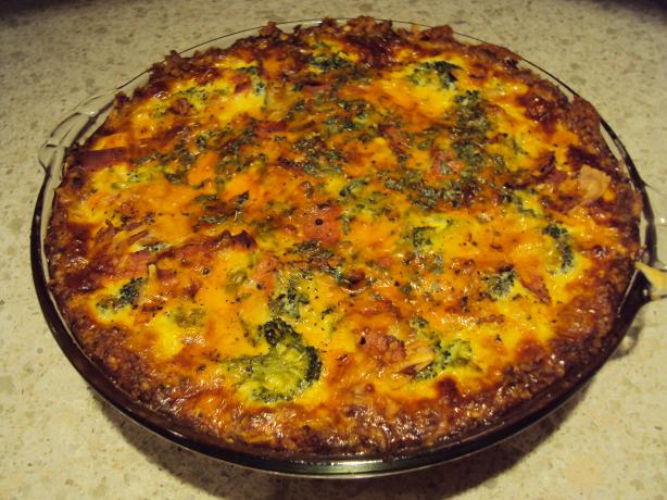 Vegetarian Quiche With Potato Crust. Photo by Matt Reid