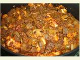 Eggplant Casserole - (Melitzanes Me Kreas Sti Katsarola)