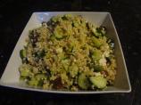 Israeli Couscous Salad With Asparagus, Cucumber and Olives