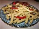 Penne Pasta With Multi-Colored Peppers