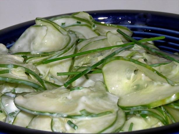 Scandinavian Cucumber Salad Recipe. Photo by justcallmetoni