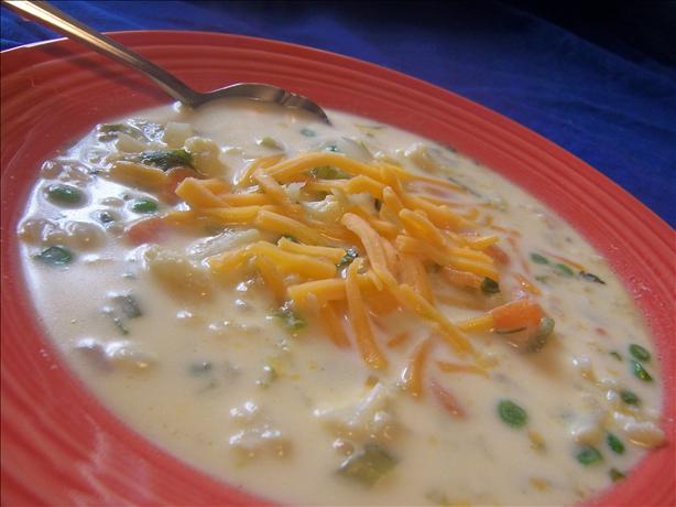 3 C's Soup  #3 (Carrot, Cauliflower & Celery) W/Cheese. Photo by *Parsley*