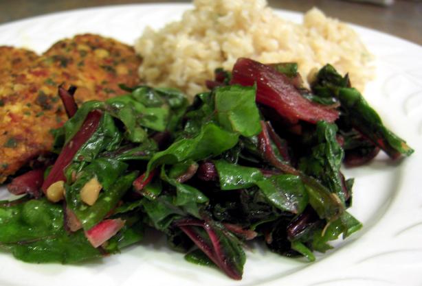 Sauteed Swiss Chard. Photo by Derf