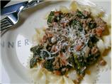 Fresh Spinach With Ground Beef