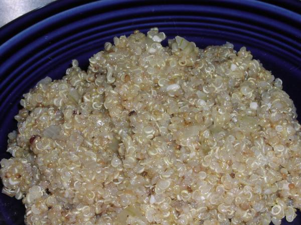 Garlic Quinoa. Photo by TeresaS