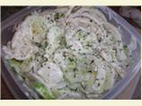 Mint Cucumber Salad. Photo by Donna Luckadoo