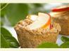 Healthy Low Fat Apple and Oatmeal Muffins