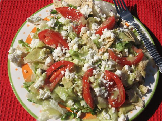 Zesty Salad With Tortilla Strips. Photo by Charmie777