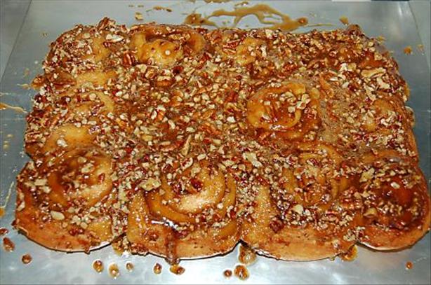 Overnight Pecan Rolls. Photo by Camzmom